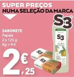 E.Leclerc Sabonete s3 papai promoção