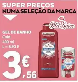 E.Leclerc gel de banho cold old spice promoção