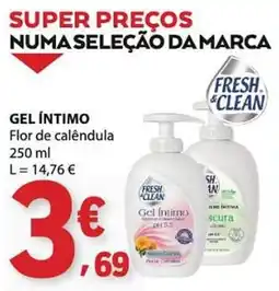 E.Leclerc Gel íntimo fresh & clean promoção