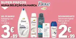 E.Leclerc Dove gel de banho indulging care promoção