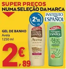 E.Leclerc Gel de banho aveia instituto espanol promoção