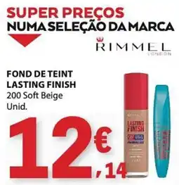 E.Leclerc fond de teint lasting finish rimmel london 200 soft beige promoção