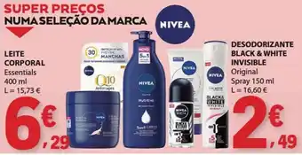 E.Leclerc Leite corporal nivea essentials promoção