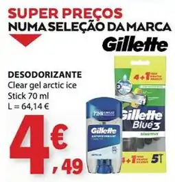 E.Leclerc desodorizante gillette promoção