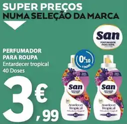 E.Leclerc San perfumador para roupa atardecer tropical promoção