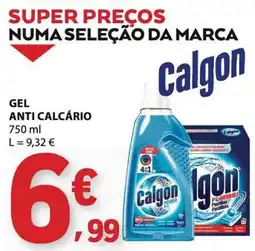E.Leclerc gel anti calcário calgon promoção