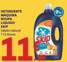 E.Leclerc Detergente máquina roupa líquido skip sabão natural promoção