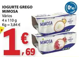 E.Leclerc Iogurte grego mimosa promoção