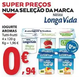 E.Leclerc Iogurte aromas longavida promoção