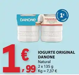 E.Leclerc Iogurte original danone natural promoção