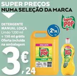 E.Leclerc Detergente manual loiça super pop promoção