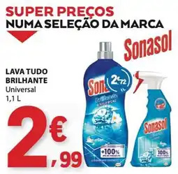 E.Leclerc Lava tudo brilhante universal sonasol promoção