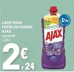 E.Leclerc lava tudo festa de flores ajax lavanda promoção