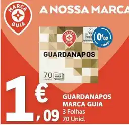 E.Leclerc guardanapos marca guia promoção