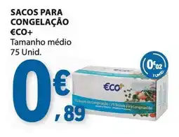E.Leclerc sacos para congelacao eco+ promoção