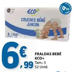 E.Leclerc Fraldas bebé eco+ promoção