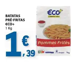 E.Leclerc batatas pré-fritas eco+ promoção