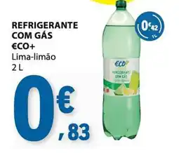 E.Leclerc eco+ refrigerante com gás lima-limão promoção