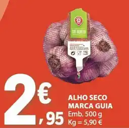 E.Leclerc alho seco marca guia promoção