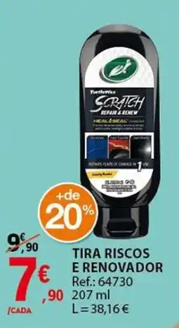E.Leclerc TurtleWax scratch repair & renew promoção