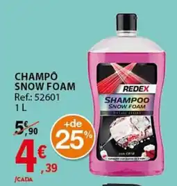 E.Leclerc Shampoo snow foam redex promoção