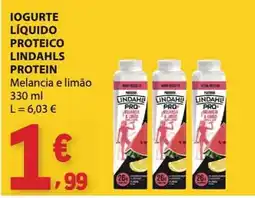 E.Leclerc Iogurte líquido proteico lindahls protein melancia e limão promoção