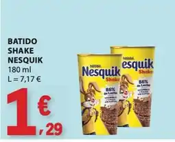 E.Leclerc batido shake nesquik promoção