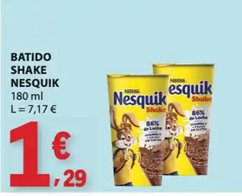 E.Leclerc batido shake nesquik promoção