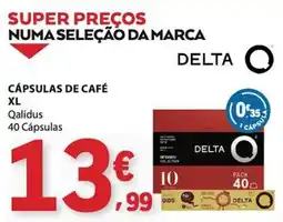 E.Leclerc Cápsulas de café delta xl promoção