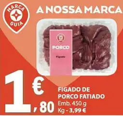 E.Leclerc Figado de porco fatiado promoção