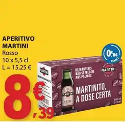 E.Leclerc Aperitivo martini rosso promoção