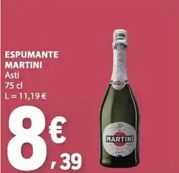 E.Leclerc Espumante martini asti promoção