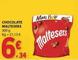 E.Leclerc Chocolate maltesers promoção
