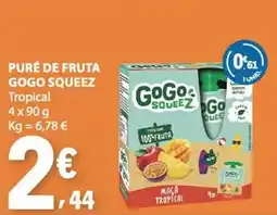 E.Leclerc puré de fruta gogo squeeze promoção