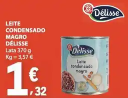 E.Leclerc Leite condensado magro délisse promoção