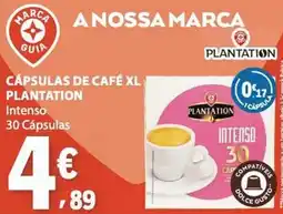E.Leclerc cápsulas de café xl plantation intenso promoção