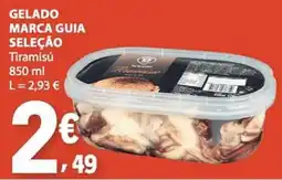 E.Leclerc gelado marca guia seleção tiramisú promoção