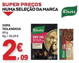 E.Leclerc Sopa tailandesa knorr promoção