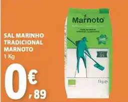 E.Leclerc sal marinho tradicional marnoto promoção