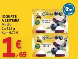 E.Leclerc Iogurte a leiteira mirtilo promoção