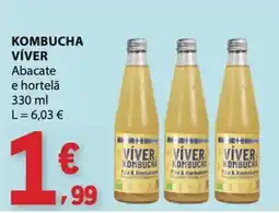 E.Leclerc Kombucha víver abacate e hortelã promoção