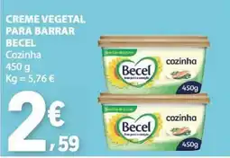 E.Leclerc Creme vegetal para barrar becel promoção