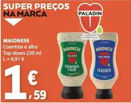E.Leclerc Maionese paladin coentros e alho promoção