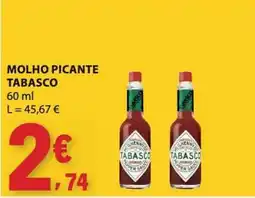 E.Leclerc molho picante tabasco promoção