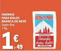 E.Leclerc Farinha para bolos branca de neve promoção