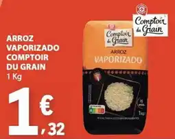 E.Leclerc arroz vaporizado comptoir du grain promoção