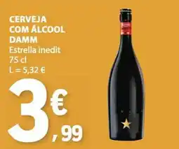 E.Leclerc Cerveja com álcool damm estrella inedit promoção