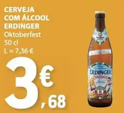 E.Leclerc Cerveja com álcool erdinger oktoberfest promoção