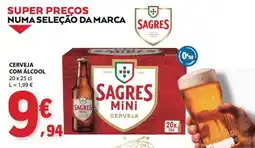 E.Leclerc Sagres mini cerveja promoção