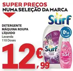 E.Leclerc Detergente máquina roupa líquido lavanda surf promoção
